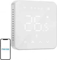 Pametni Wi‑Fi termostat Meross za električno podno grijanje (HomeKit)