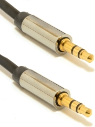 Stereo-lydkabel 3,5 mm jack – han–han 1,8 m