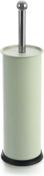 Toiletborstel met houder GREENISH, metalen, groen, 10 × 38,5 cm