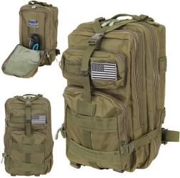 Military Green Backpack 38l