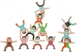 Vilac wooden balancing acrobat figures