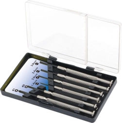 Set of six small screwdrivers