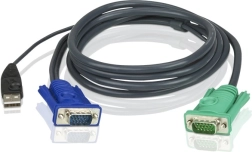 Cable for KVM Switch USB 3-in-1 SPHD