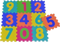 Puzzle in schiuma con numeri per bambini