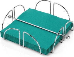 Porte-serviettes en acier avec tige de pression 18 × 18 cm