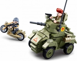 Sluban World War II small armored vehicle building set