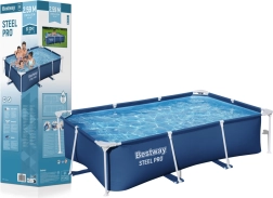 Piscina a telaio Bestway STEEL PRO 259 × 170 × 61 cm, 2300 l