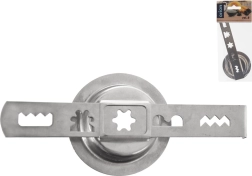 Bocchetta in acciaio inox per biscotti di pasta frolla (linecké) misura 8