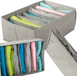 Underwear Organizer with 7 Compartments for Drawer