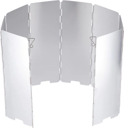 Klappbarer Aluminium-Windschutz für Campingkocher NILS Camp