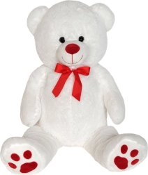 Plush Bear with Red Bow 100 cm
