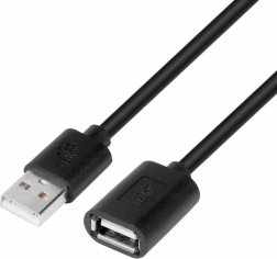 USB podaljševalni kabel 1,8 m črn