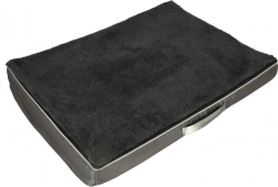 Lettino cuccia ortopedico impermeabile per cane e gatto 90 × 70 × 10 cm, grigio