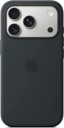 Silicone Case with MagSafe for iPhone 17 Pro – Black