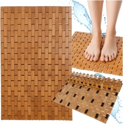 Bambus-Badematte Ruhhy 80x50 cm