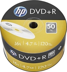 HP DVD+R 16x 4.7 GB, pack of 50