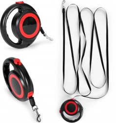 Samodejno samonavijalni povodec za psa in mačko 4,2 m z varovalom