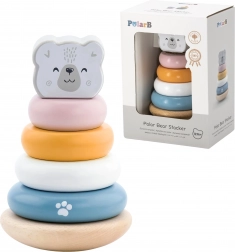 VIGA PolarB Drvena obrazovna piramida - Polarni medvjed