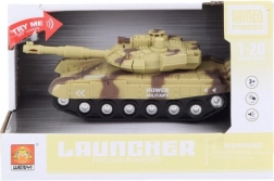 Carro armato beige a batterie con luci e suoni