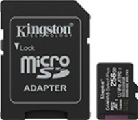 MicroSD Memory Card 256GB Canvas Select+ with Adapter