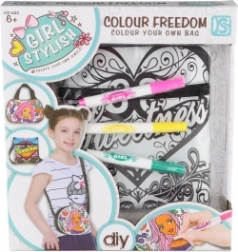 Borsa da colorare con pennarelli per tessuti