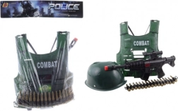 Set militare con gilet per bambini