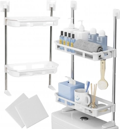 Nástěnná polička nad toaletou se 2 policemi