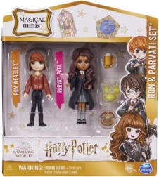 Harry Potter Magical Minis double pack figures Ron and Parvati with accessories