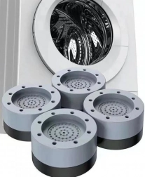 Antivibrační podložky Gumové pod pračku, myčku, sušičku a lednici 4 ks