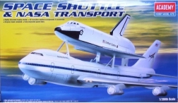Modello in plastica SPACE SHUTTLE con navetta BOEING 747 NASA 1:288