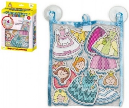 Water Stickers My First Fairy Tales - Princesses Foam Set with Net
