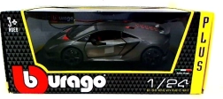 Modèle Lamborghini Sesto Elemento 1:24 Gris Métallique