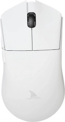 Mouse da gioco wireless Darmoshark M3 bianca