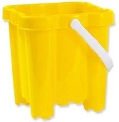 Androni secchiello castello con 4 torri 16 cm – giallo