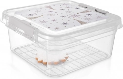 Plastic food storage box with lid Slice 4.5 l