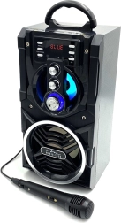 Portable karaoke speaker PARTYBOX BT with Bluetooth 5.0, FM and LED