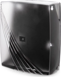 Dozator papirnatih brisač ZZ, prozoren, 26,5 × 10,5 × 31 cm