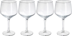 Glass gin glasses 580 ml, set of 4 pcs