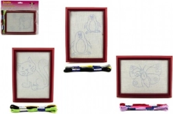 Borduren voor kinderen met lijst