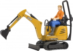 Bruder microescavatore JCB 8010 CTS con figurina