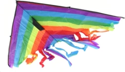 Colorful nylon flying kite 120 x 90 cm