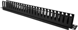 Kabelorganizer 1U 19" met afdekkap