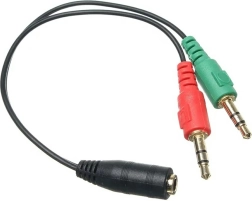 Ak268a adapterkabel mini jack hovedtelefoner