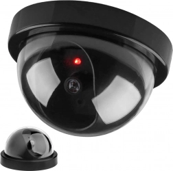 Attrappe einer CCTV-Kamera mit LED-Leuchte