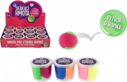 Bouncy molding compound in a cup 7 × 6 cm, mix of 3 colors