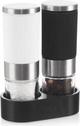 Macinasale e macinapepe manuali con supporto, set da 2 pezzi