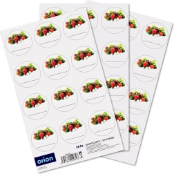 Etichette autoadesive per barattoli 36 pz