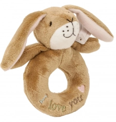Hochet anneau lapin - Devine combien je t’aime