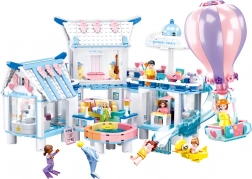 Villa galleggiante con piscina