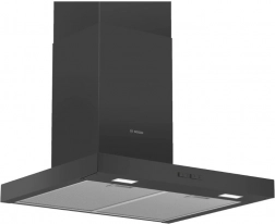Black chimney range hood